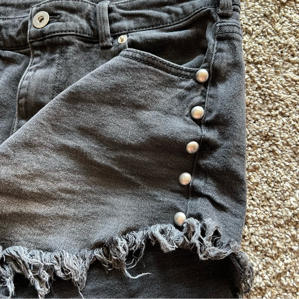 Inc Black Denim Shorts - Picture 4 of 5